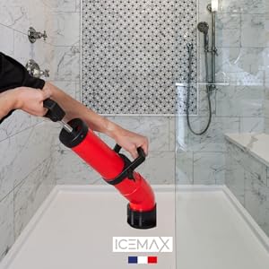 Icemax® - Déboucheur WC professionnel - Compatible Evier / Douche & Baignoire - Marque Française